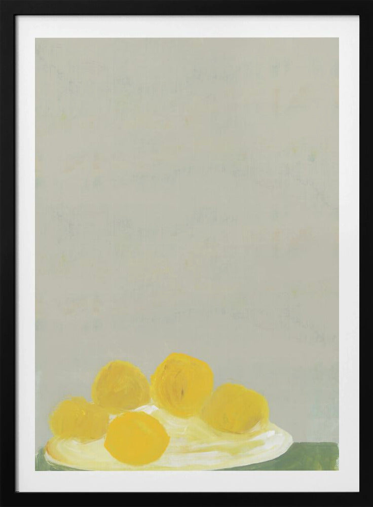 Limoni sul piatto Nr. 2 | Poster