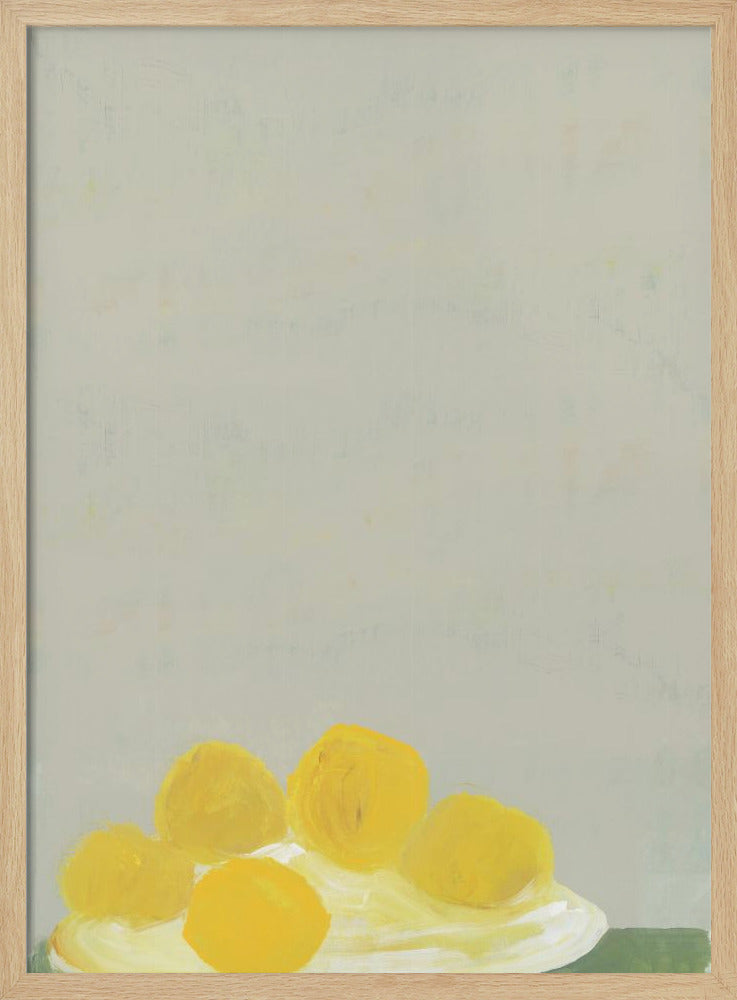 Limoni sul piatto Nr. 2 | Poster