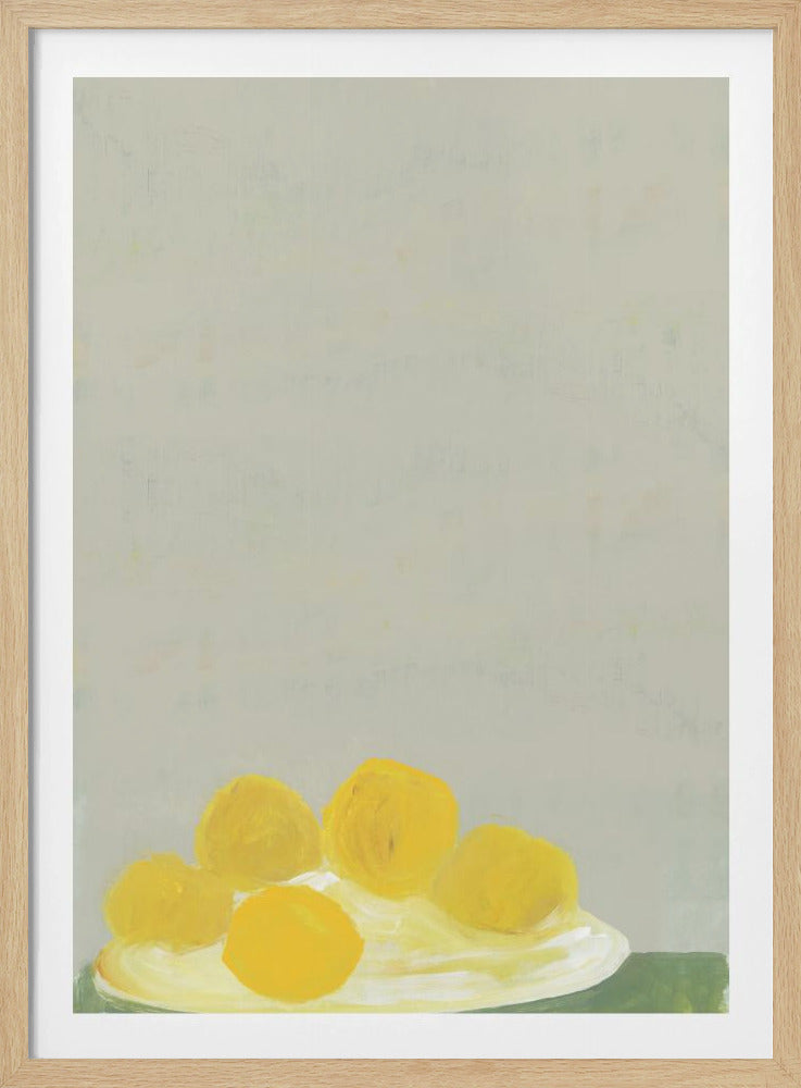Limoni sul piatto Nr. 2 | Poster