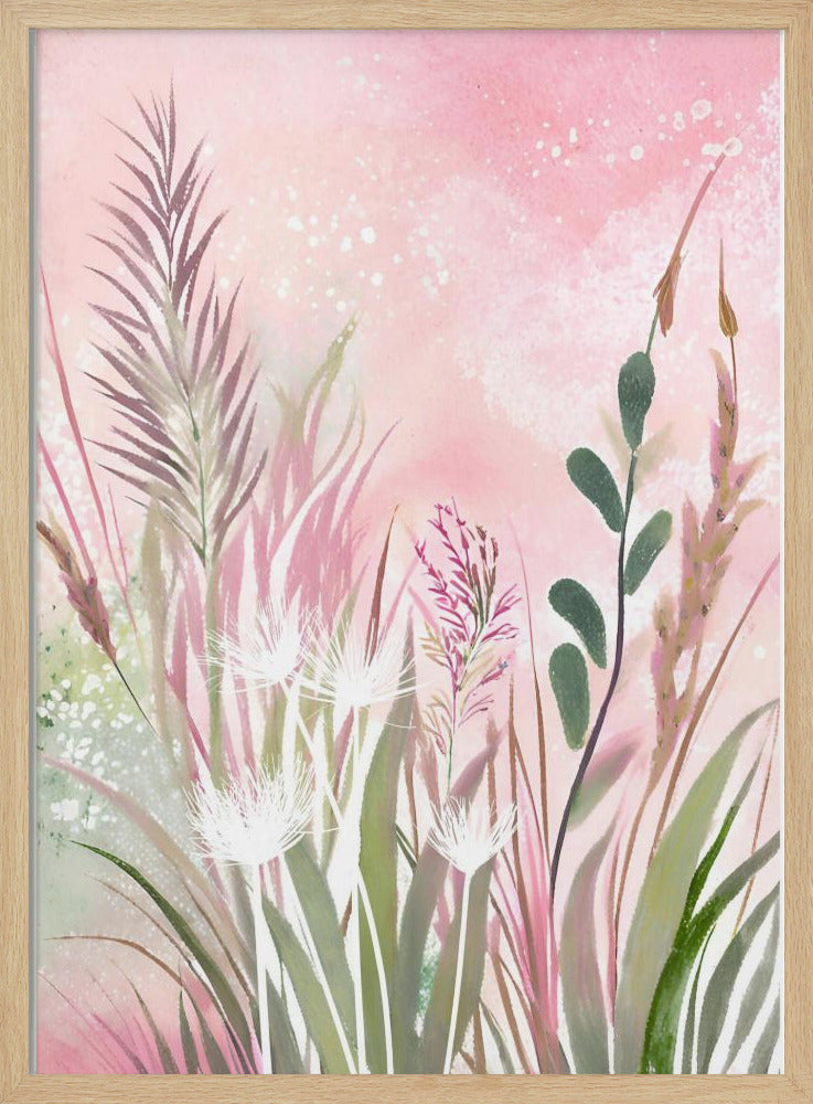 Rosa und Grün 32 | Poster