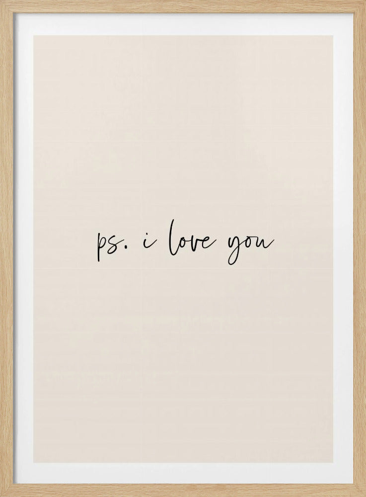 Ps. Ich liebe dich | Poster