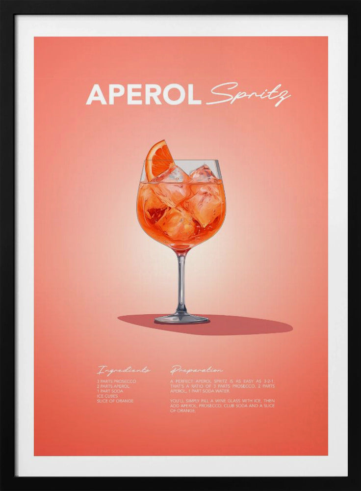 Aperol Spritz Rezept | Poster