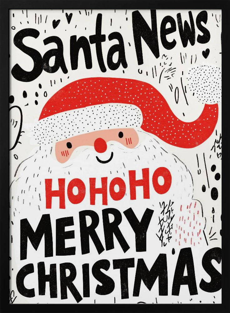 Weihnachtsmann-Neuigkeiten | Poster