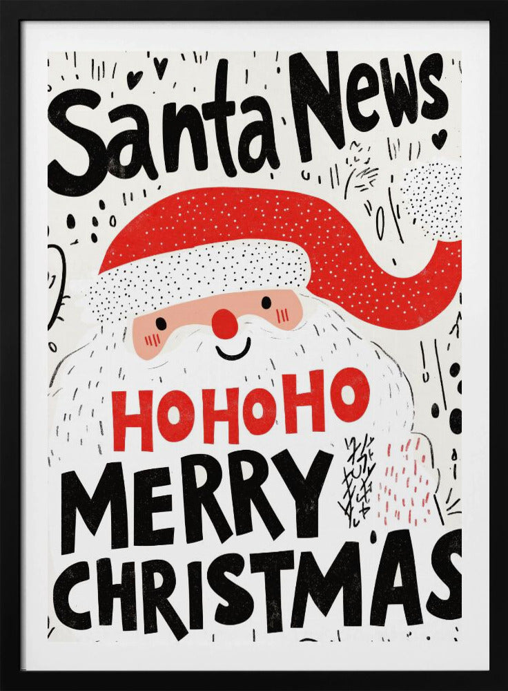 Weihnachtsmann-Neuigkeiten | Poster