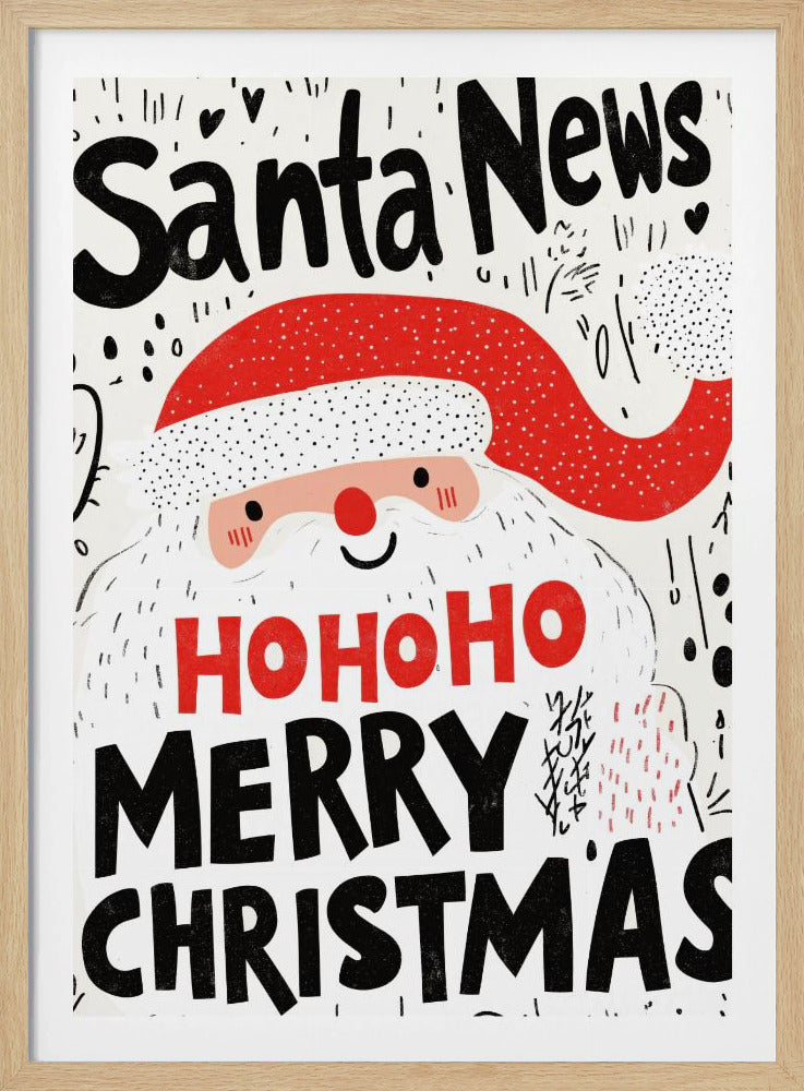 Weihnachtsmann-Neuigkeiten | Poster
