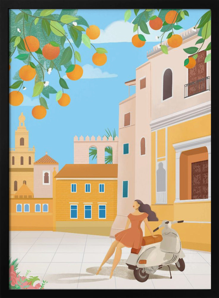 Sevilla Orangen, Spanien | Poster
