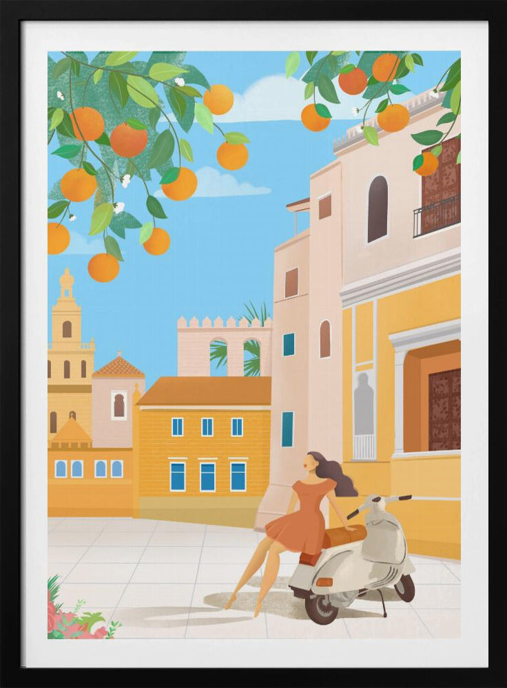 Sevilla Orangen, Spanien | Poster