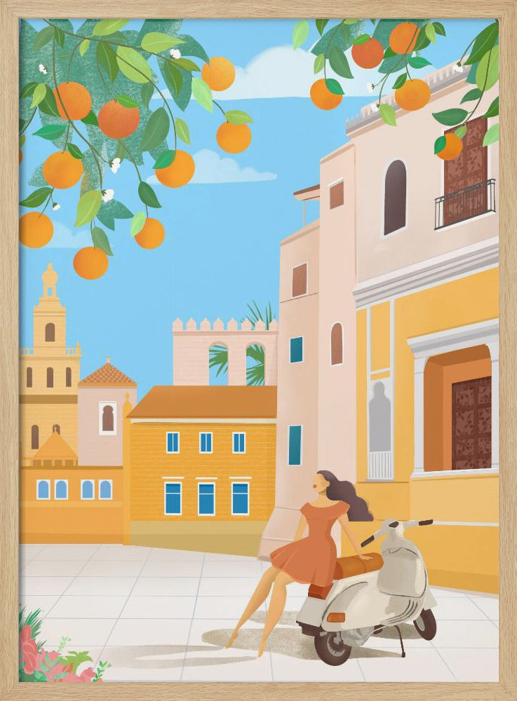 Sevilla Orangen, Spanien | Poster