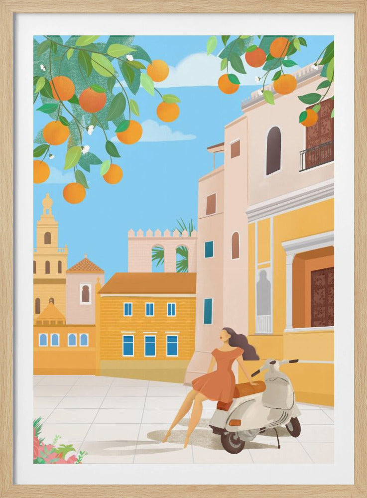Sevilla Orangen, Spanien | Poster