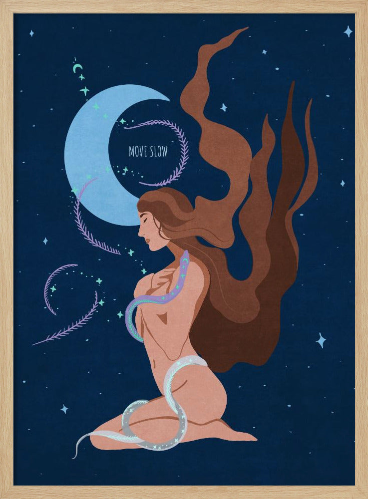 Ätherische Nachtmuse | Poster