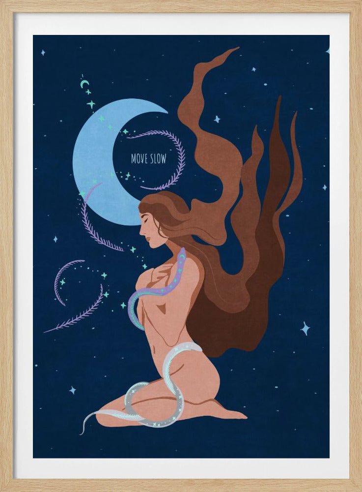 Ätherische Nachtmuse | Poster