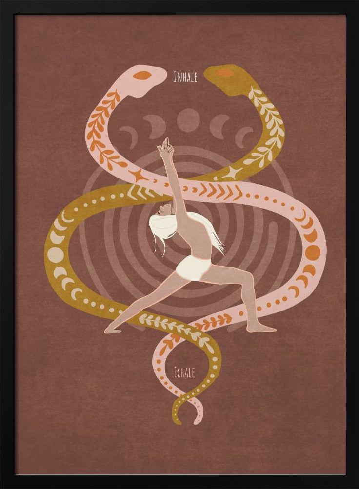 Schlangenfluss-Yoga | Poster