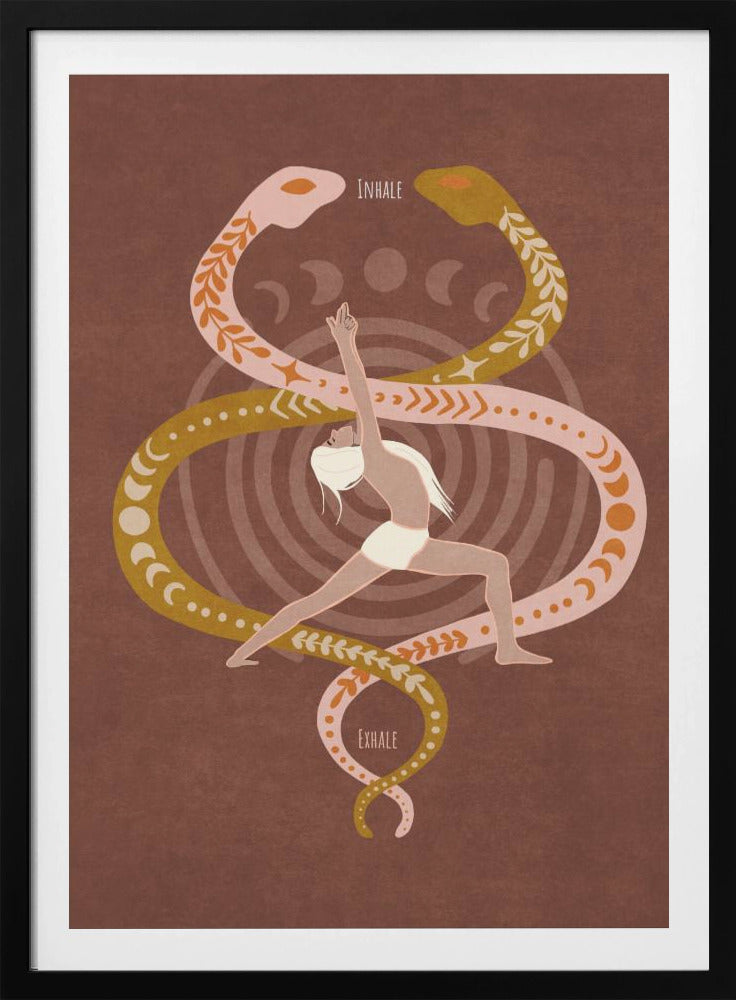 Schlangenfluss-Yoga | Poster