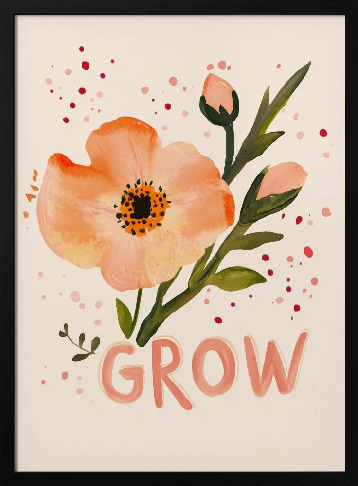 Blumenwachstum | Poster