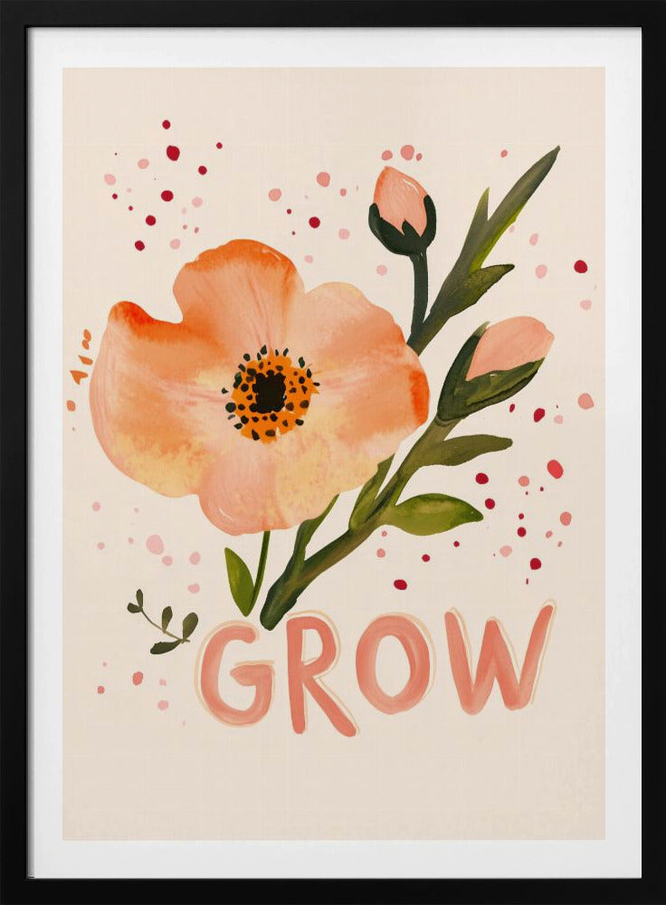 Blumenwachstum | Poster