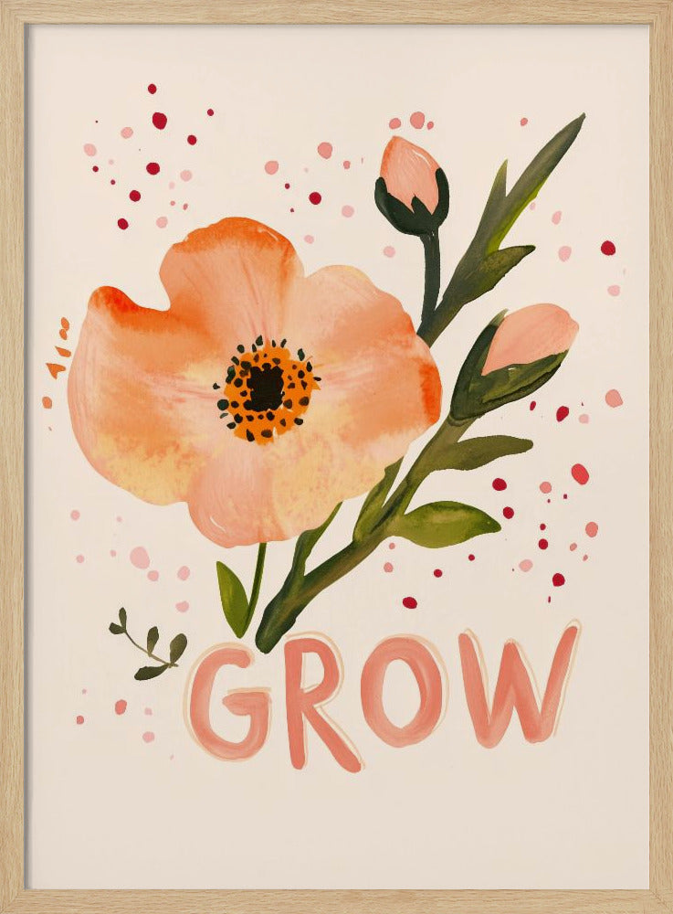 Blumenwachstum | Poster