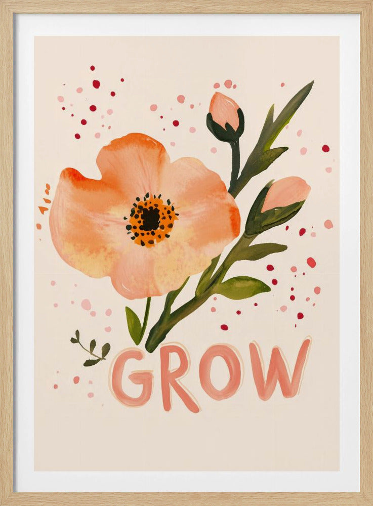 Blumenwachstum | Poster