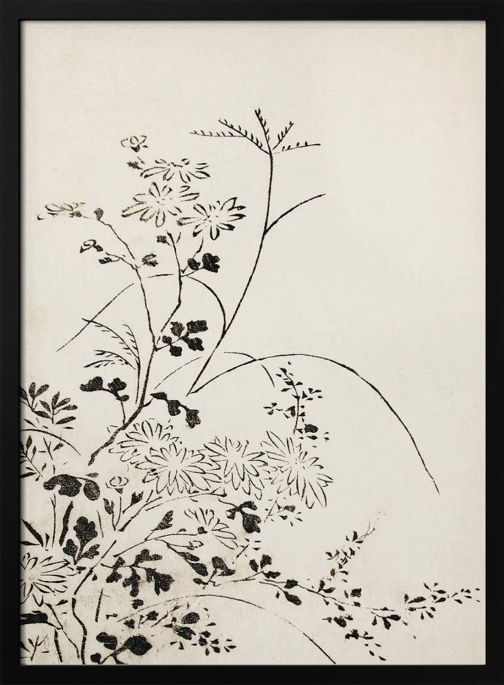 Herbstblumen und Gräser (1762) | Poster