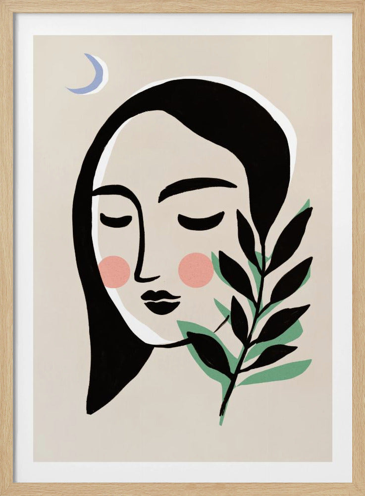 Mondschein-Gelassenheit | Poster