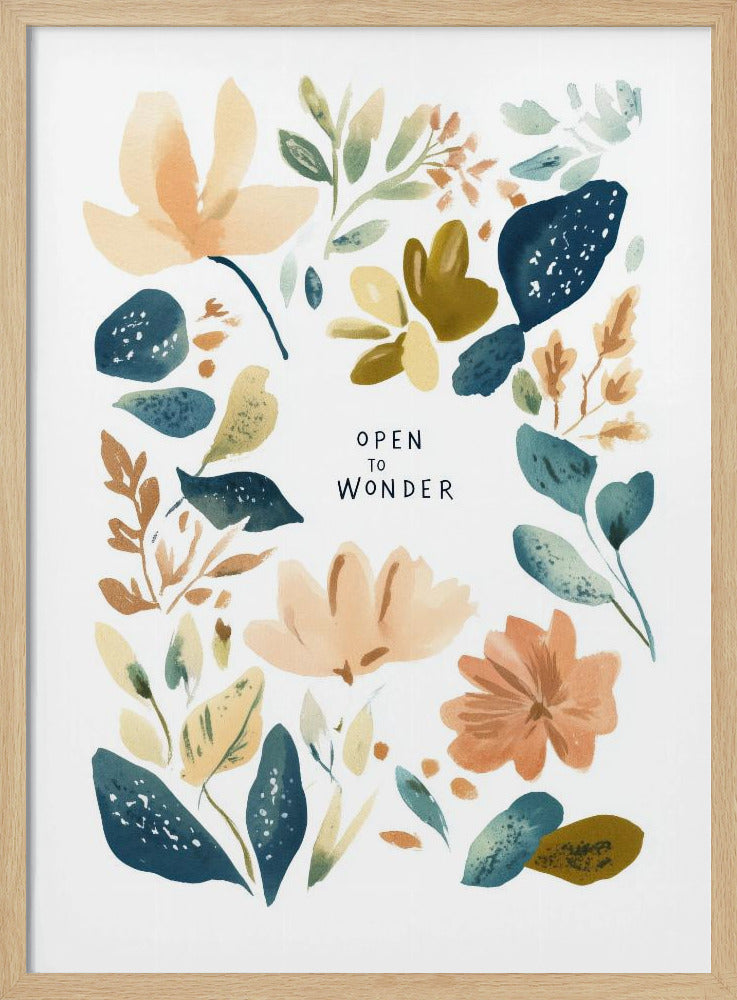 Florale, skurrile Blüte | Poster