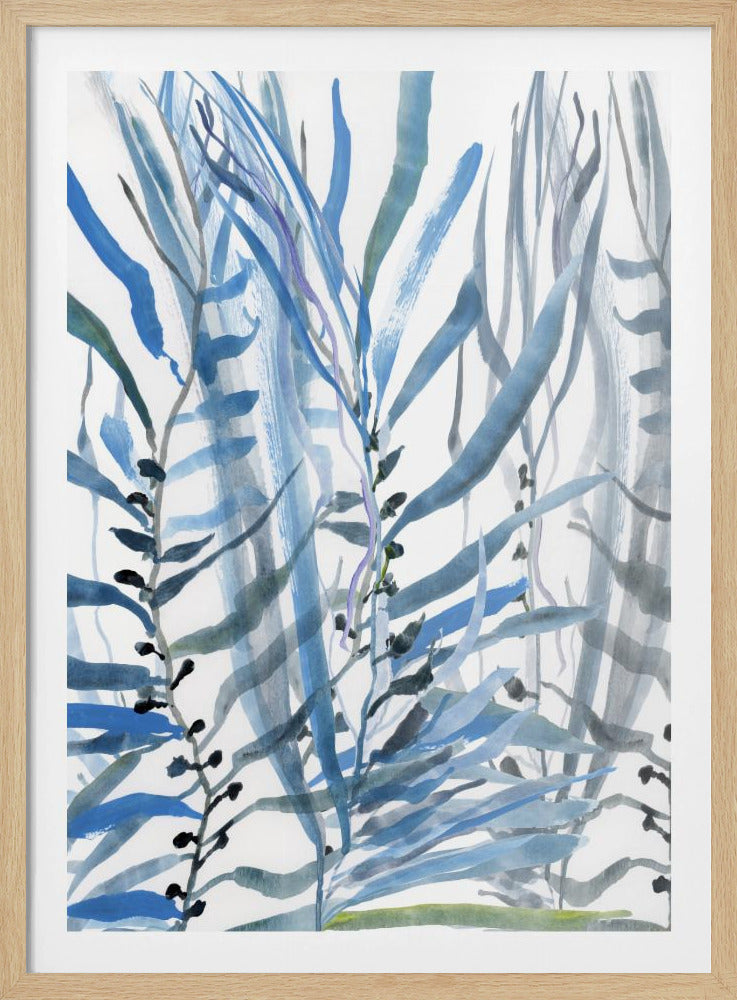 Blaue Algen Nr. 2 | Poster