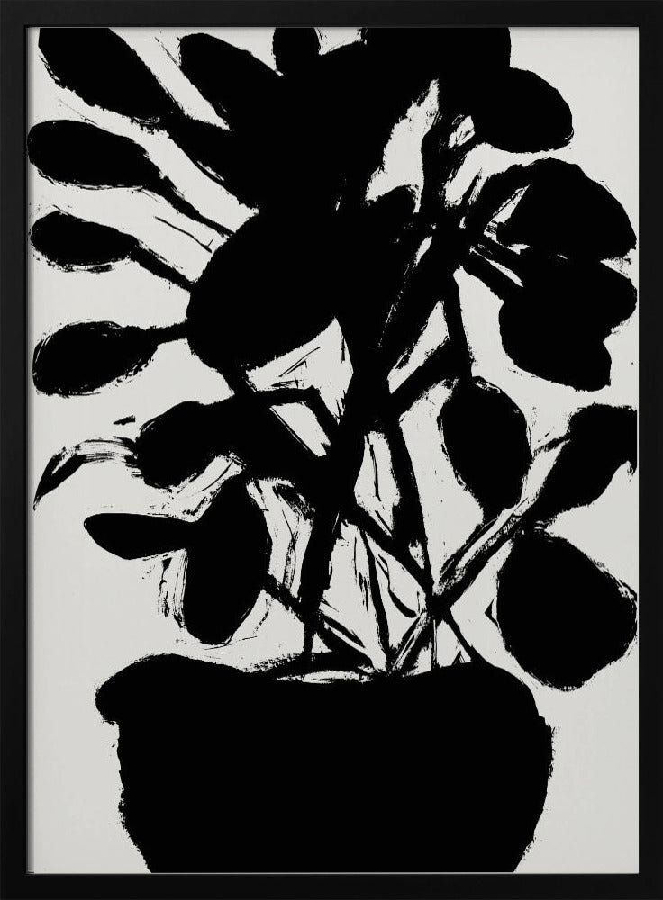 Topfpflanzen-Silhouette Nr. 1 | Poster