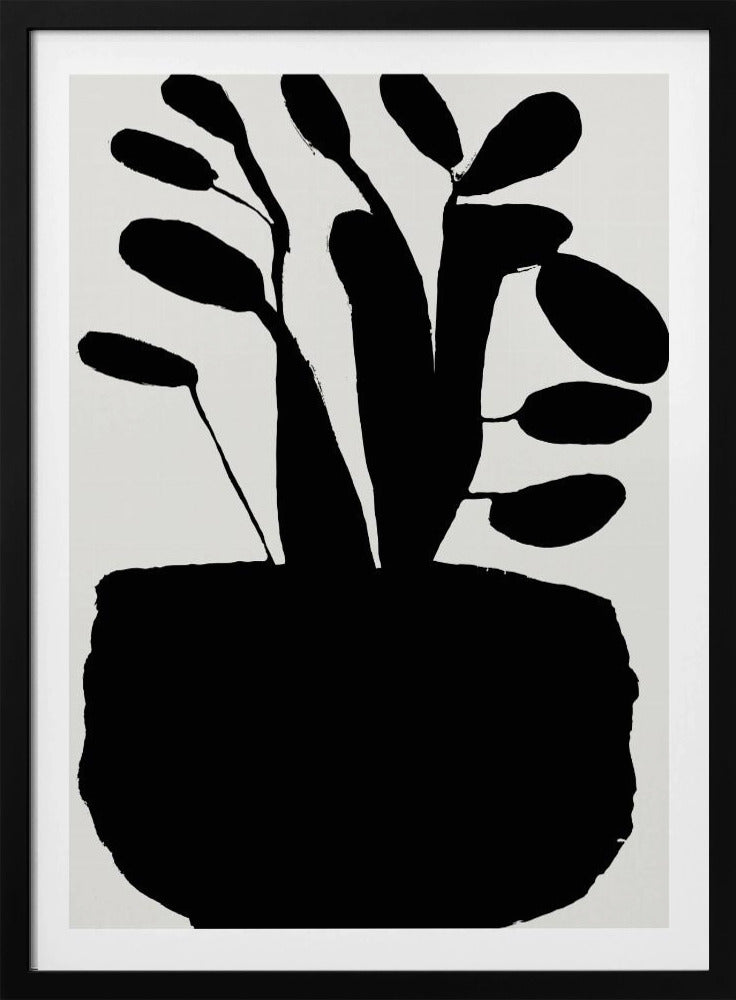 Topfpflanzen-Silhouette Nr. 2 | Poster