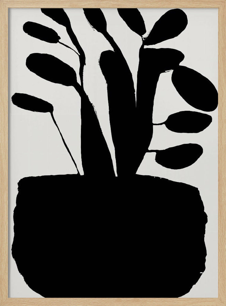Topfpflanzen-Silhouette Nr. 2 | Poster