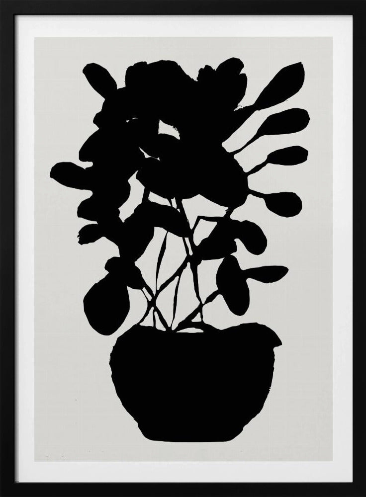 Topfpflanzen-Silhouette Nr. 3 | Poster