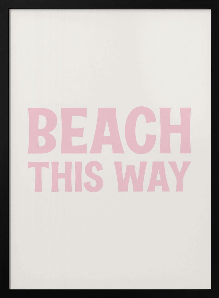 Strand entlang | Poster