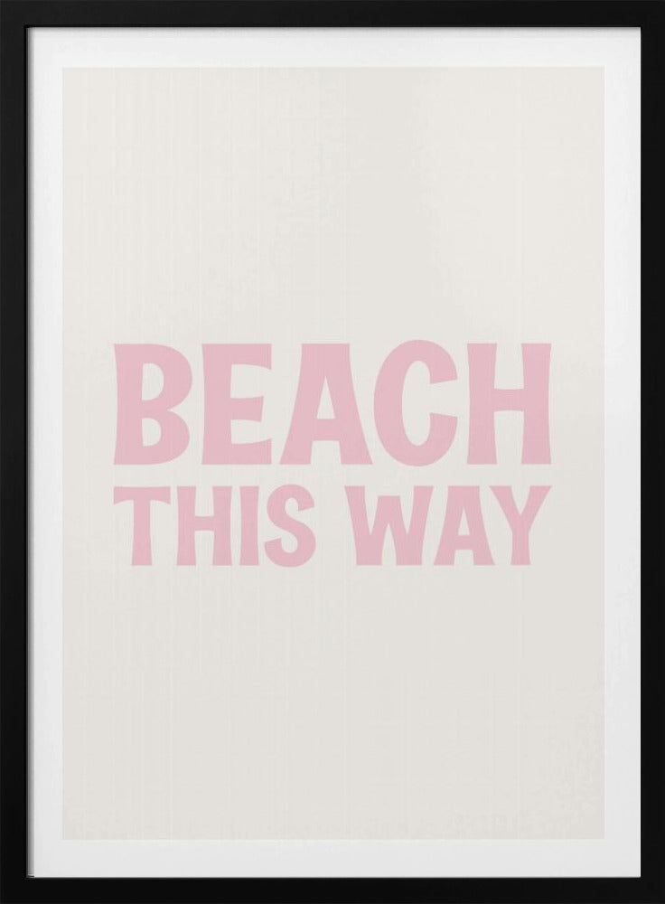Strand entlang | Poster