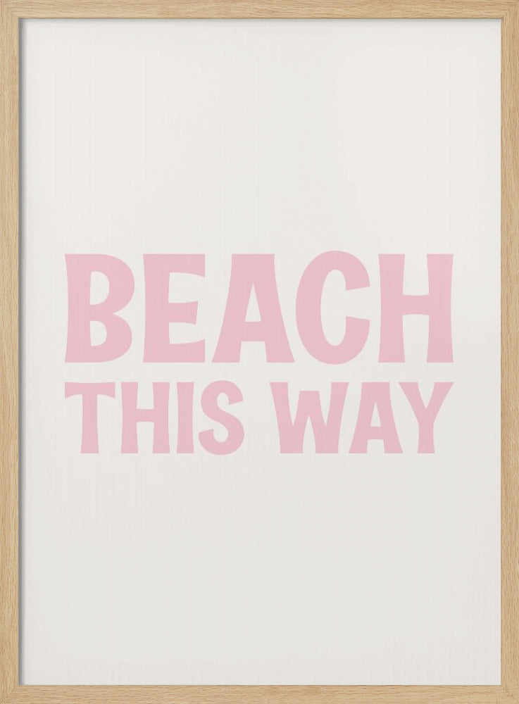 Strand entlang | Poster
