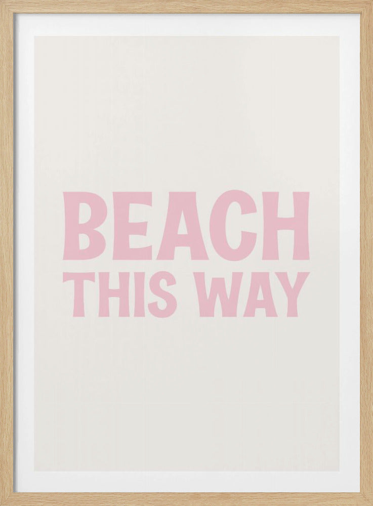 Strand entlang | Poster