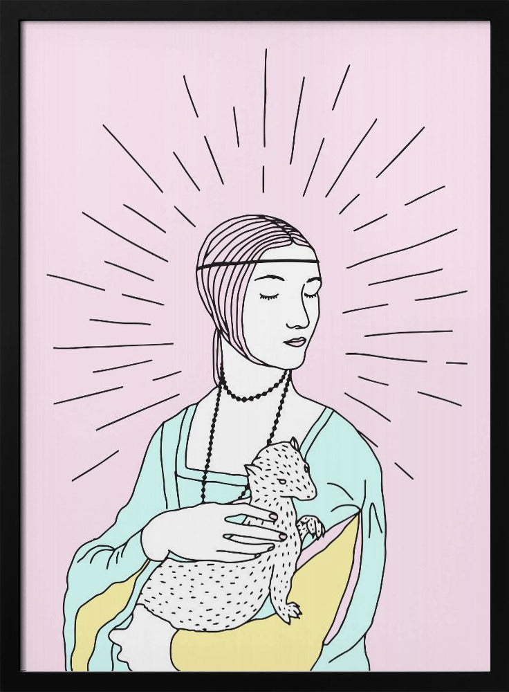 Die Dame mit dem Hermelin | Poster