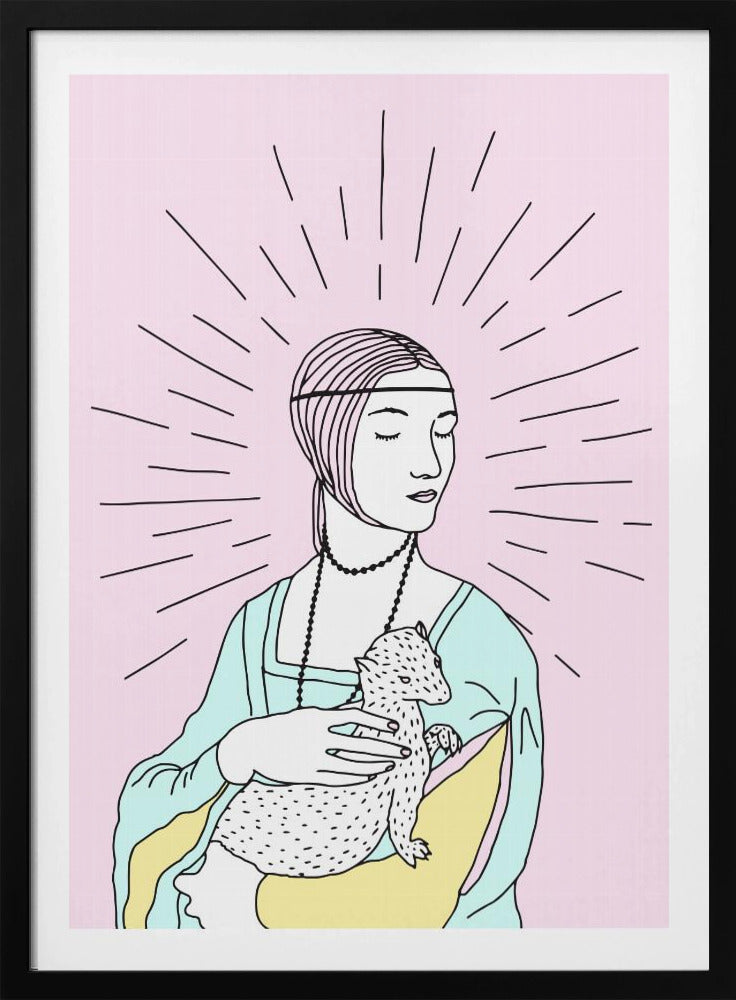 Die Dame mit dem Hermelin | Poster