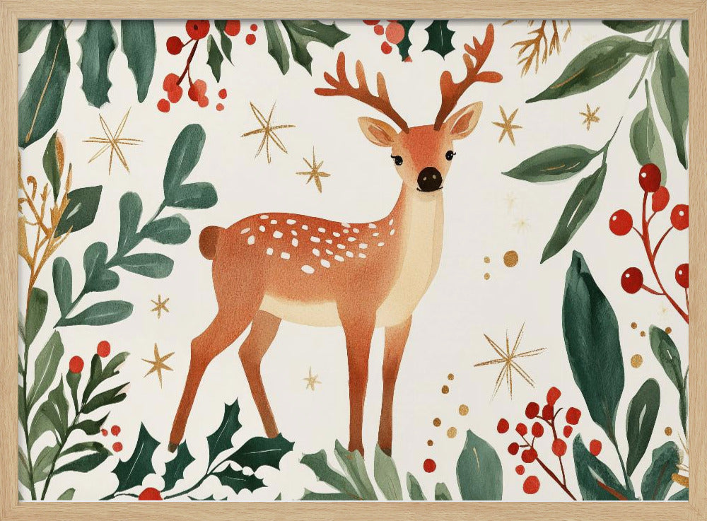 Zauberhafter Waldhirsch | Poster