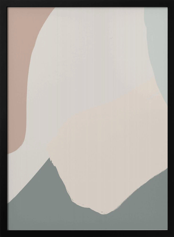 Beruhigendes Beige Abstrakt | Poster