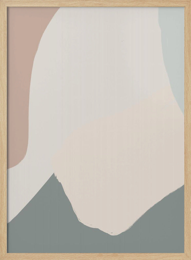 Beruhigendes Beige Abstrakt | Poster