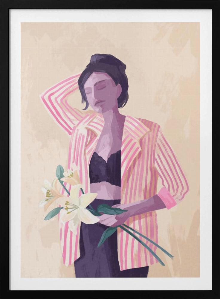 Lilly in einer Jacke | Poster