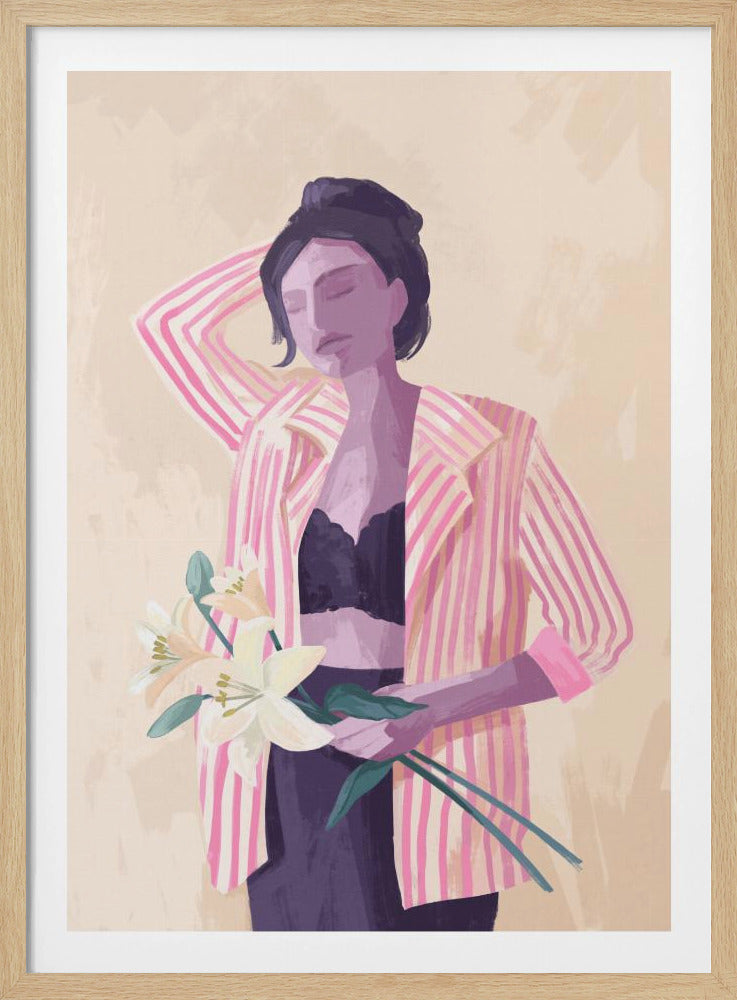 Lilly in einer Jacke | Poster