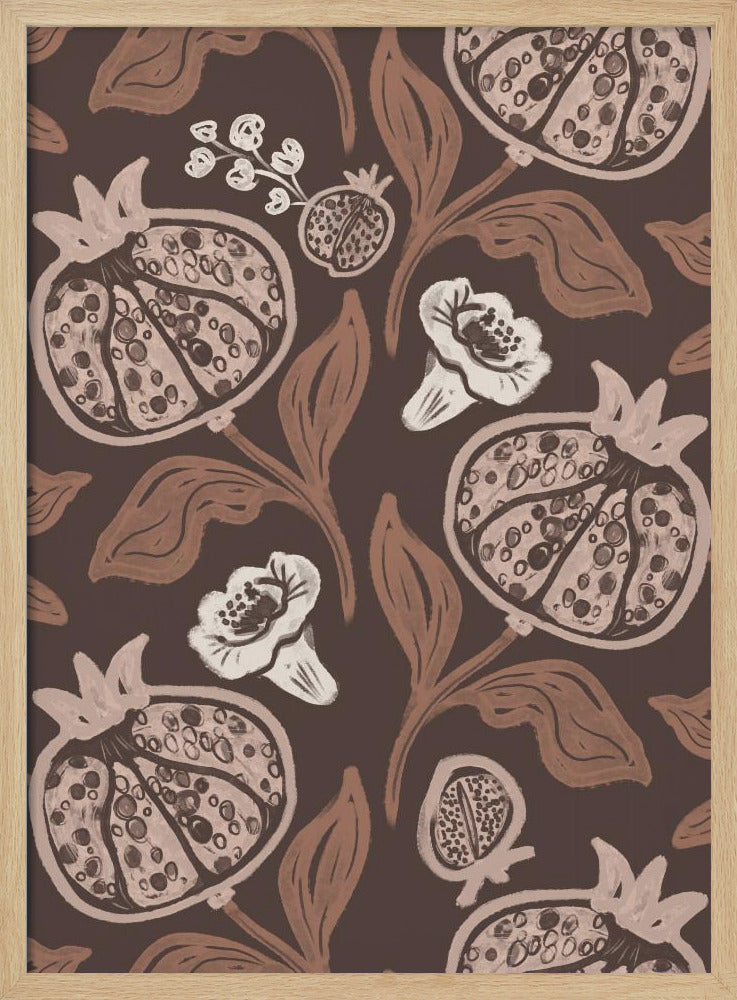 Granatapfelmuster | Poster