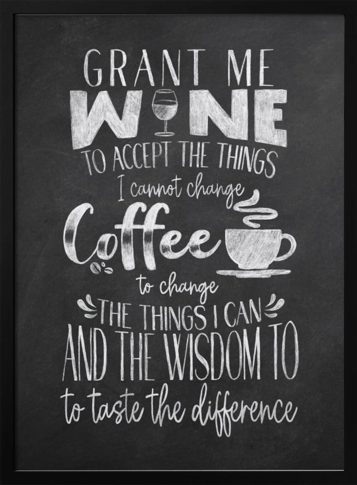 Wein und Kaffee | Poster