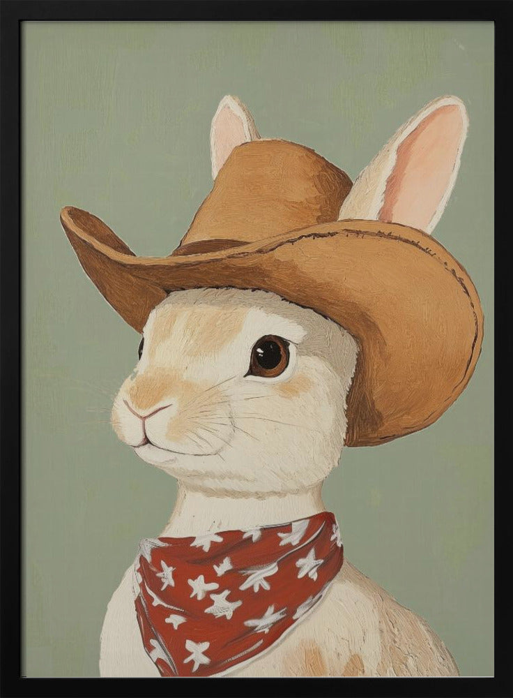 Cowboy-Kaninchen | Poster