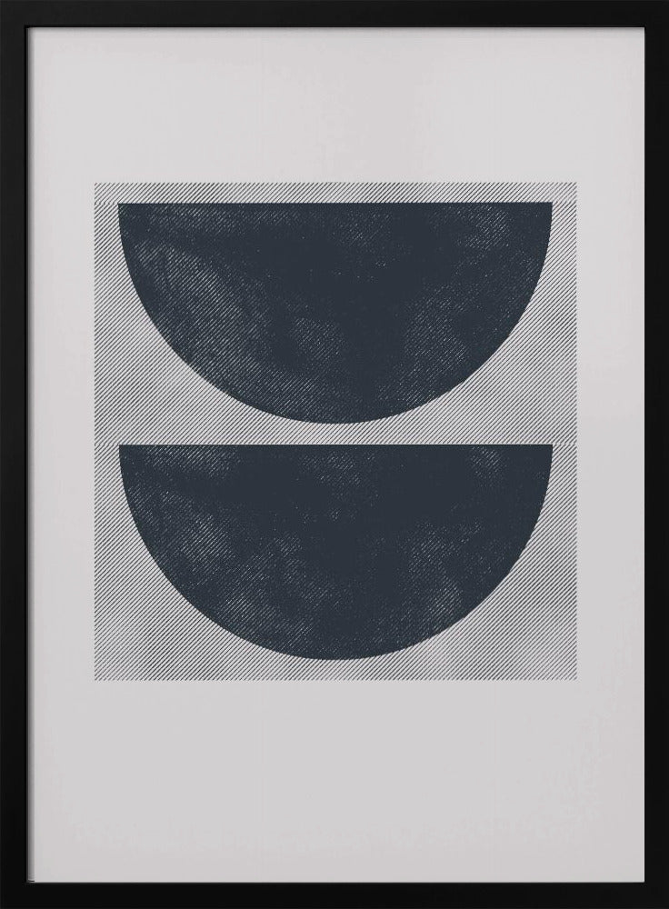 Monochrome Halves | Poster