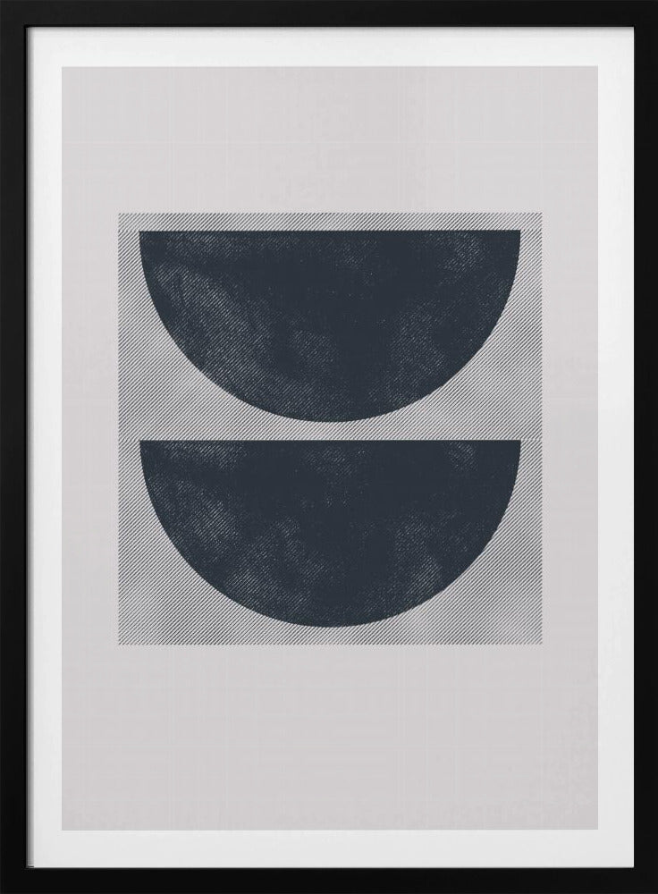 Monochrome Halves | Poster