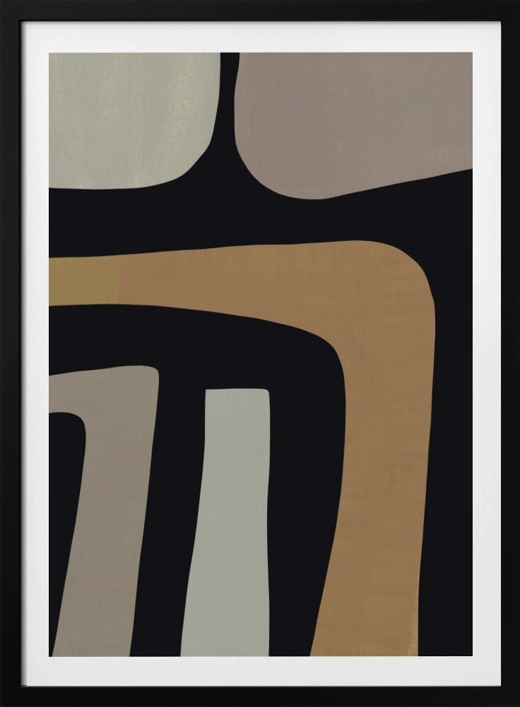 Geschwungene Wege | Poster