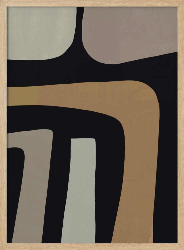 Geschwungene Wege | Poster