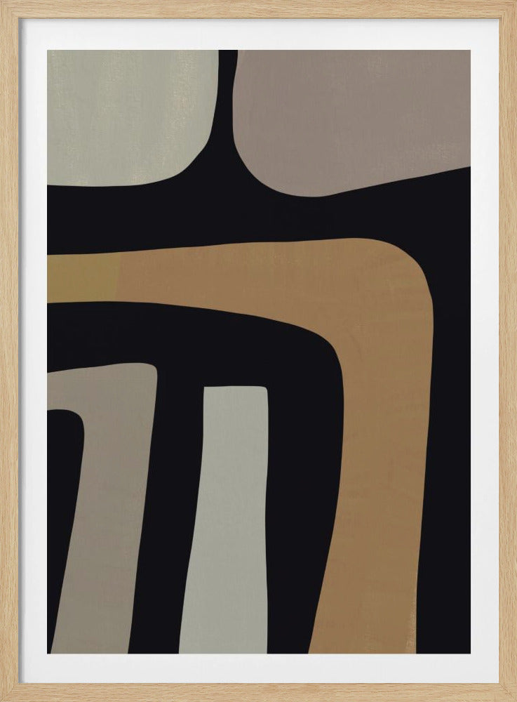 Geschwungene Wege | Poster