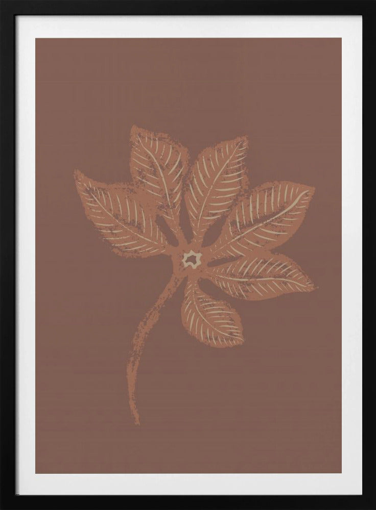 Abstraktes Mochs-Laub | Poster