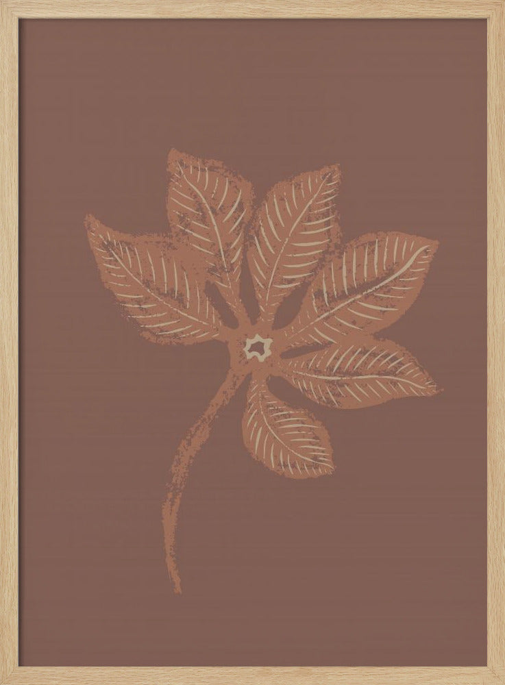 Abstraktes Mochs-Laub | Poster